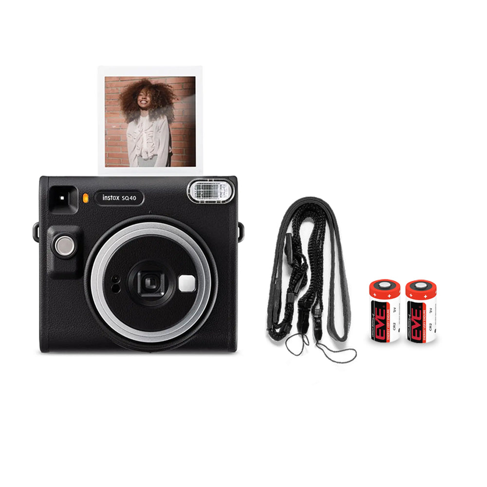 FUJIFILM Instax Square SQ40 Instant Camera with Built-in Automatic Square Format Photo Printer