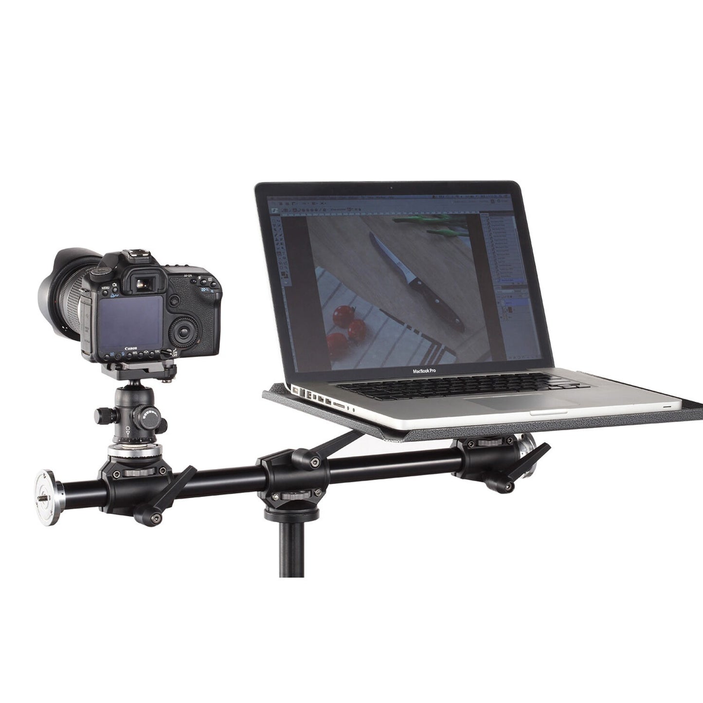 Godox Adjustable Dual Mount Arm with Ratchet Levers, 1/4"-20 & 3/8" Mounts for Tripod Camera Support | LSA-10