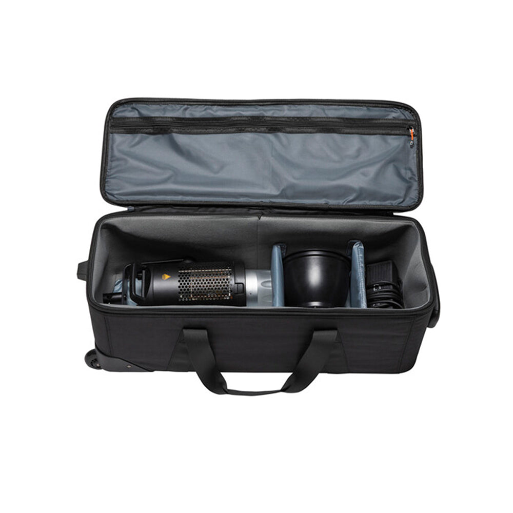 Godox CB-04 Hard Carrying Case with Wheels and Adjustable Dividers for Photo Studio Lighting Equipment
