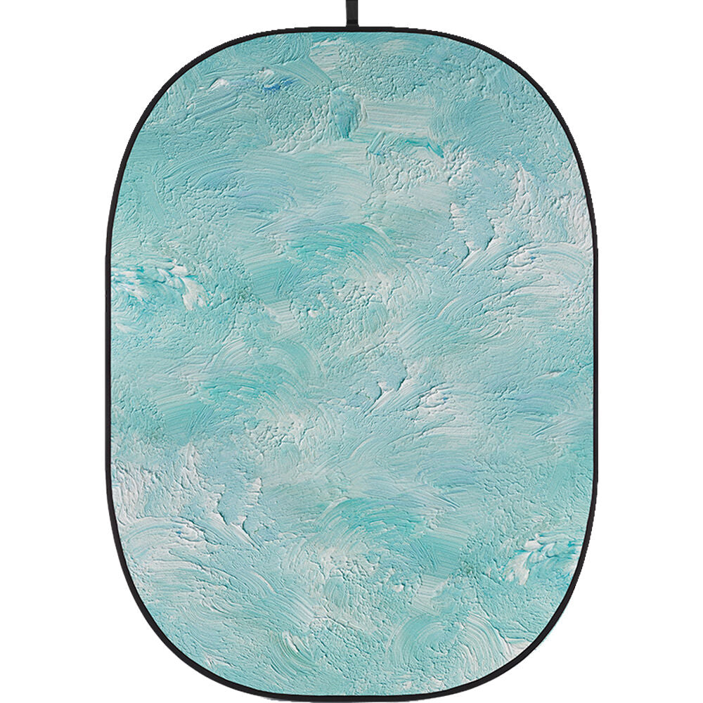 Godox Collapsible Backdrop 1.5 x 2m Abstract Painting Background Easy Set Up with Wrinkle-Free Self-Supporting Collapsible Frame, and Non-Reflective Material for Photography, Live Stream, Vlogging, Video, Picture | CBA-PA0009