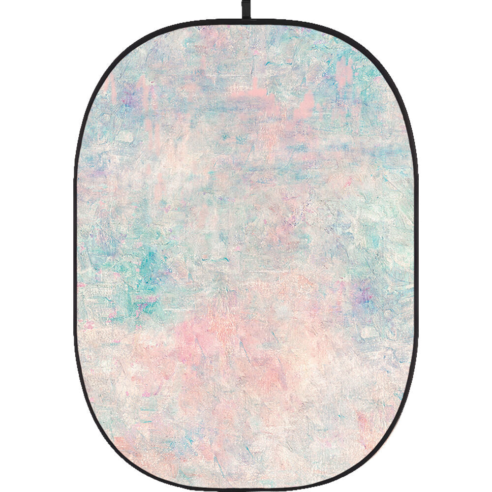 Godox Collapsible Backdrop 1.5 x 2m Floral Painting Background Easy Set Up with Wrinkle-Free Self-Supporting Collapsible Frame, and Non-Reflective Material for Photography, Live Stream, Vlogging, Video, Picture | CBA-PF0005