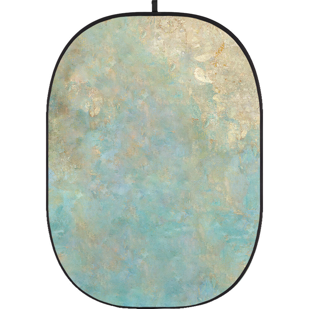 Godox Collapsible Backdrop 1.5 x 2m Floral Painting Background Easy Set Up with Wrinkle-Free Self-Supporting Collapsible Frame, and Non-Reflective Material for Photography, Live Stream, Vlogging, Video, Picture | CBA-PF0005