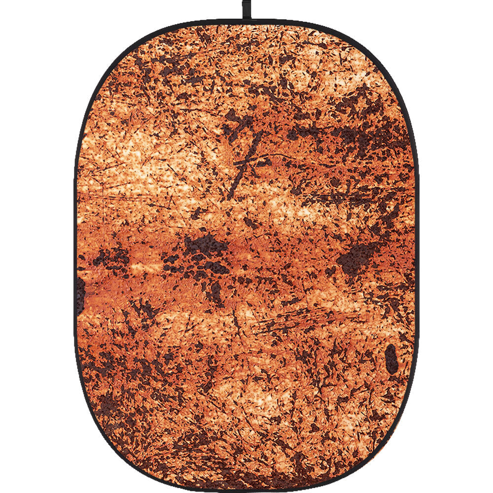 Godox Collapsible Backdrop 1.5 x 2m Rusty Wall Background Easy Set Up with Wrinkle-Free Self-Supporting Collapsible Frame, and Non-Reflective Material for Photography, Live Stream, Vlogging, Video, Picture | CBA-WR0011