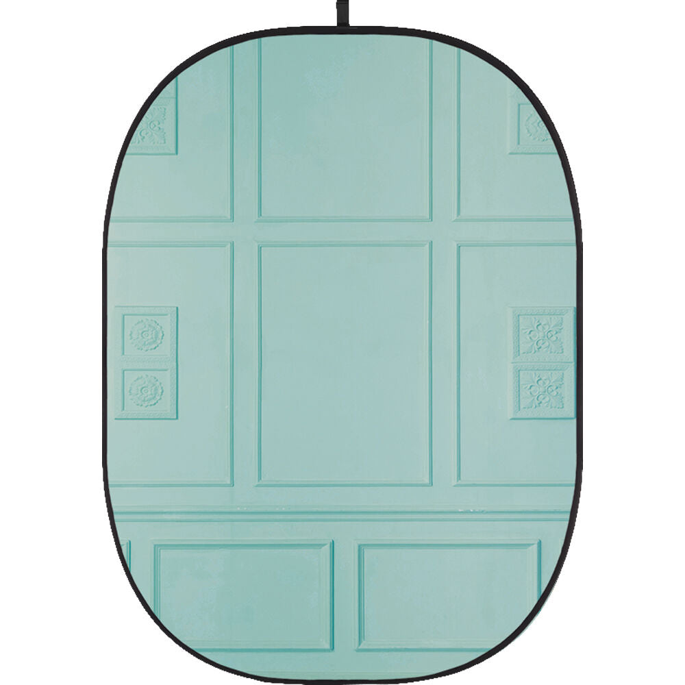 Godox Collapsible Backdrop 1.5 x 2m Vintage Wall Background Easy Set Up with Wrinkle-Free Self-Supporting Collapsible Frame, and Non-Reflective Material for Photography, Live Stream, Vlogging, Video, Picture