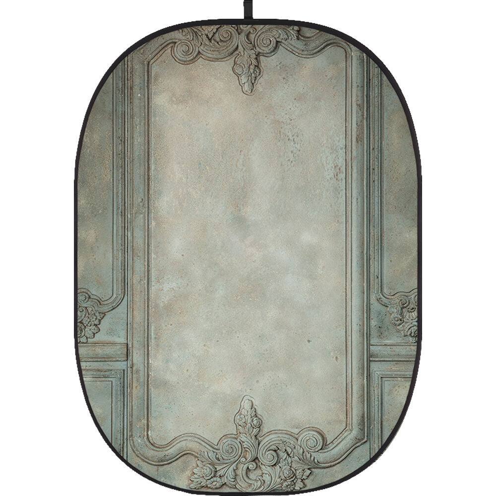 Godox Collapsible Backdrop 1.5 x 2m Vintage Wall Background Easy Set Up with Wrinkle-Free Self-Supporting Collapsible Frame, and Non-Reflective Material for Photography, Live Stream, Vlogging, Video, Picture