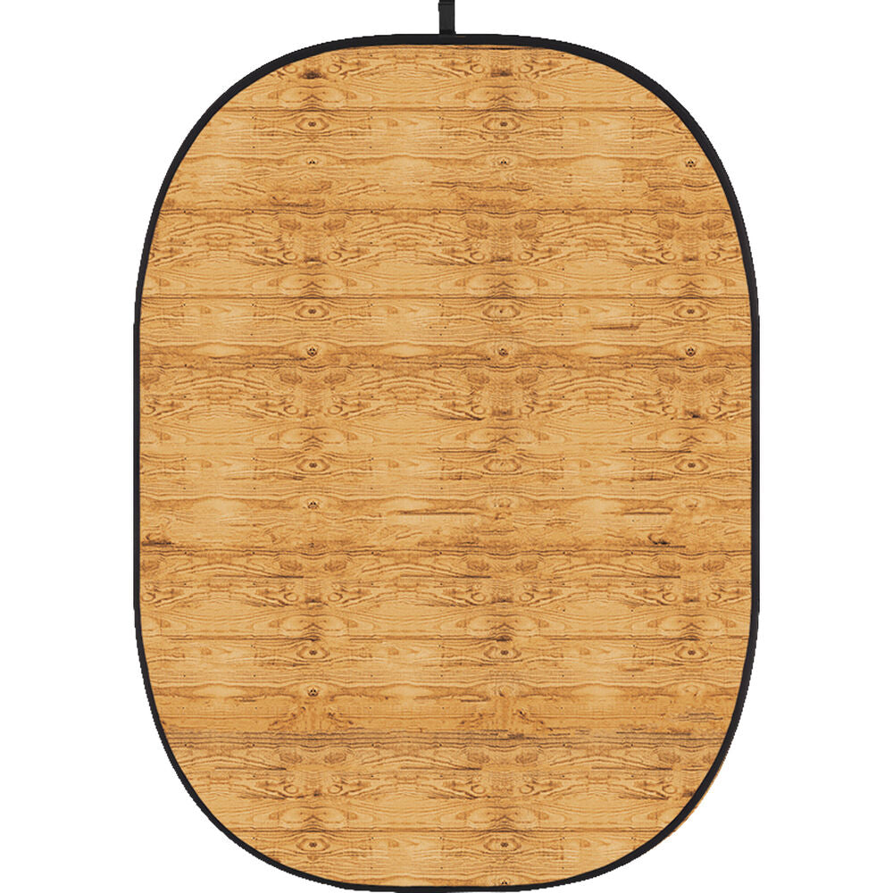Godox Collapsible Backdrop 1.5 x 2m Wooden Wall Background Easy Set Up with Wrinkle-Free Self-Supporting Collapsible Frame, and Non-Reflective Material for Photography, Live Stream, Vlogging, Video, Picture