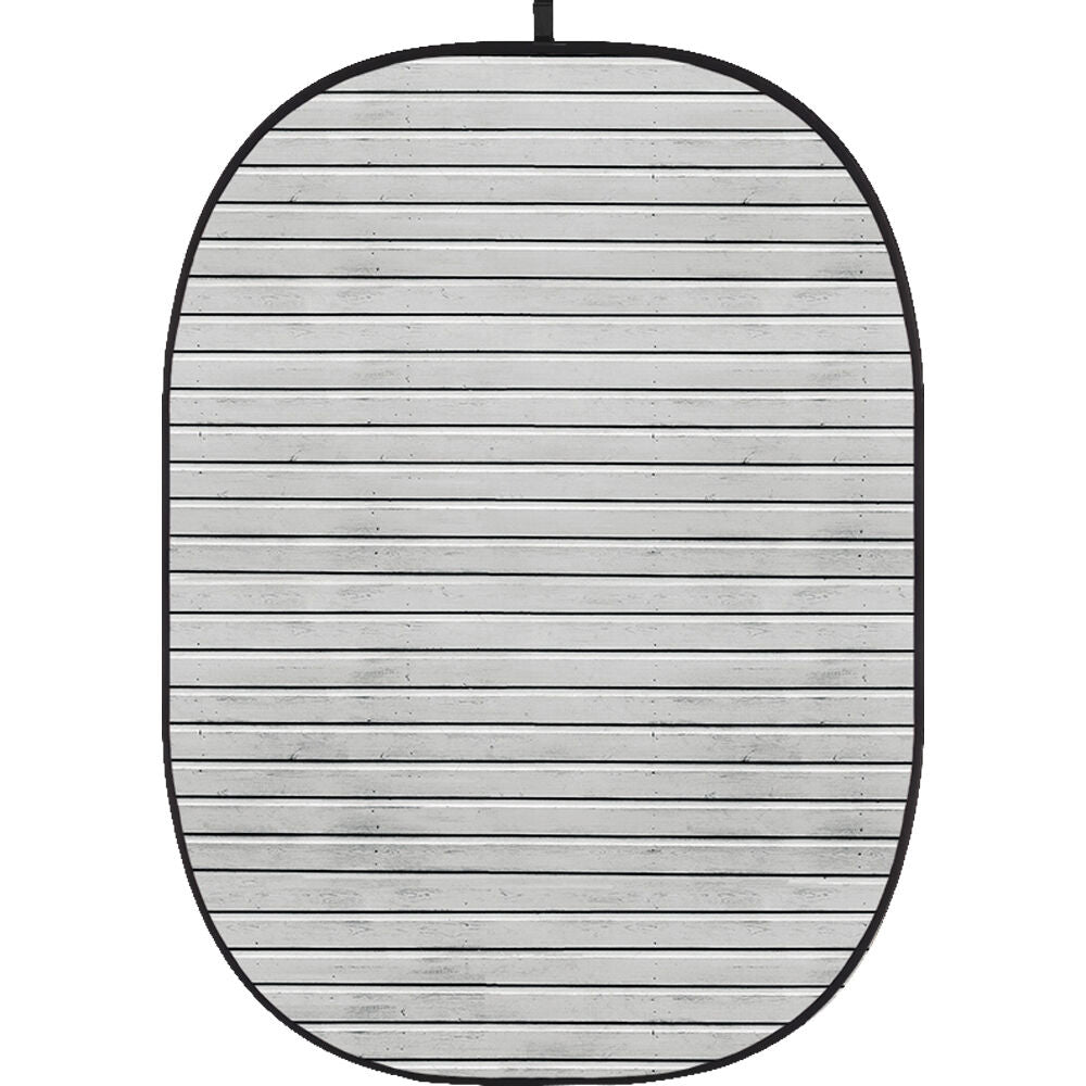 Godox Collapsible Backdrop 1.5 x 2m Wooden Wall Background Easy Set Up with Wrinkle-Free Self-Supporting Collapsible Frame, and Non-Reflective Material for Photography, Live Stream, Vlogging, Video, Picture