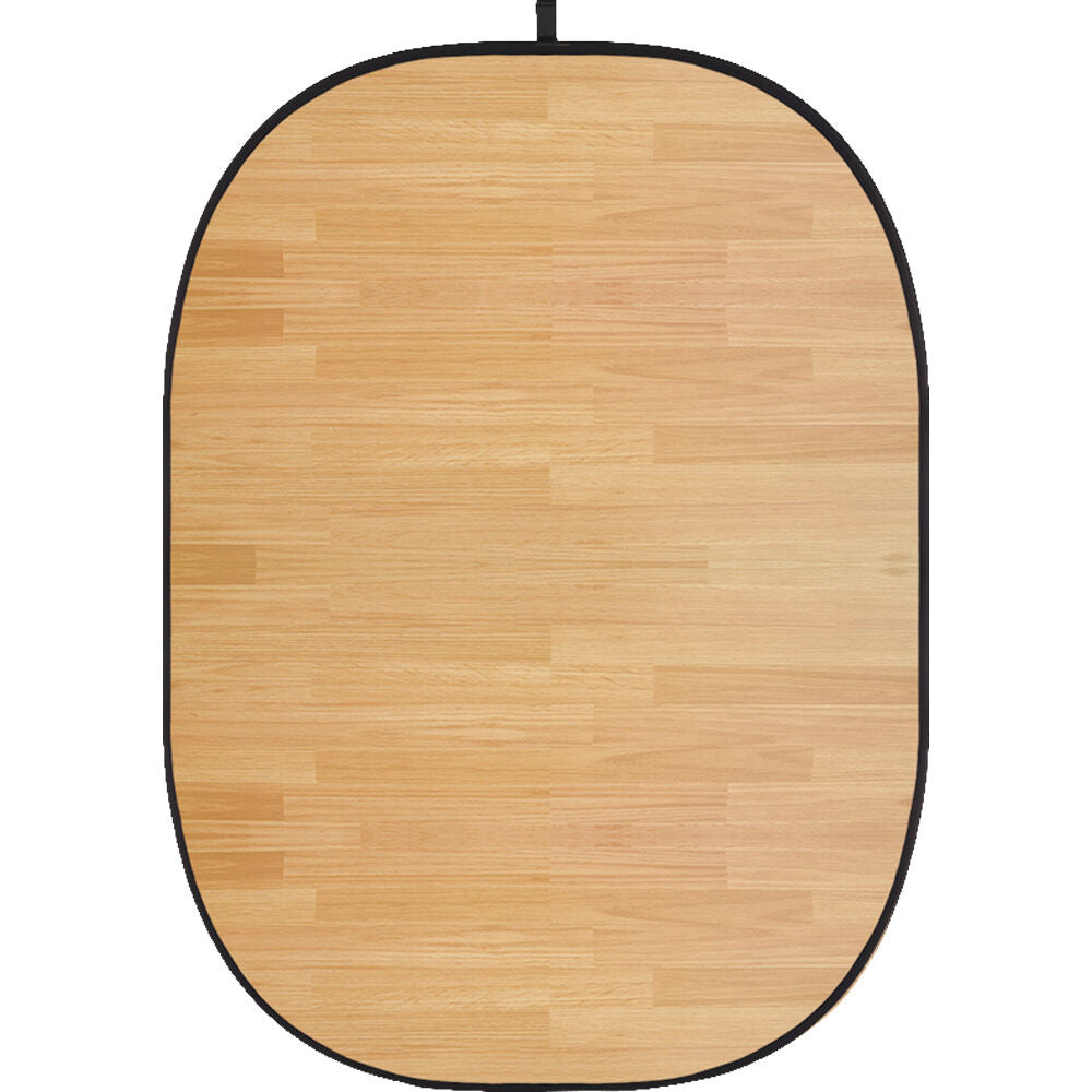 Godox Collapsible Backdrop 1.5 x 2m Wooden Wall Background Easy Set Up with Wrinkle-Free Self-Supporting Collapsible Frame, and Non-Reflective Material for Photography, Live Stream, Vlogging, Video, Picture