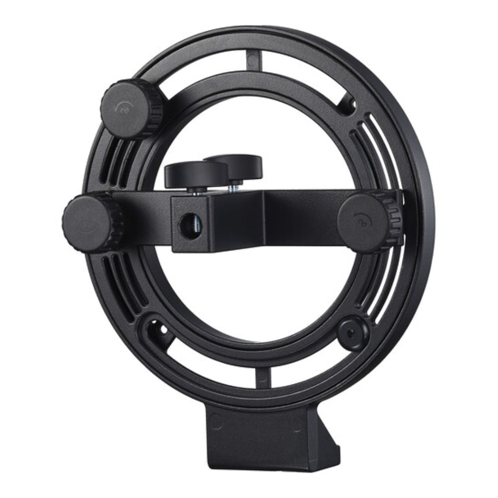 Godox FLB-90 Quick Rotating Bracket Kit for R1200 Ring Flash with Umbrella Bracket and (Optiol) FLB-02 L-Shape Foldable Holder for Camera - Photography and Studio Lighting Equipment