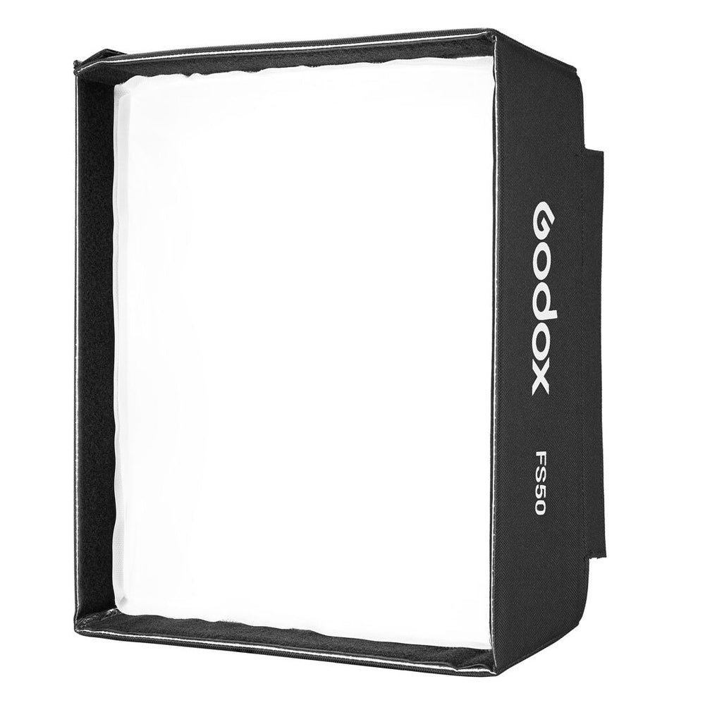 Godox FS50 Foldable Diffusion Rectangular Softbox with Removable Light Grid for FH50Bi and FH50R Flexible LED Light Panels