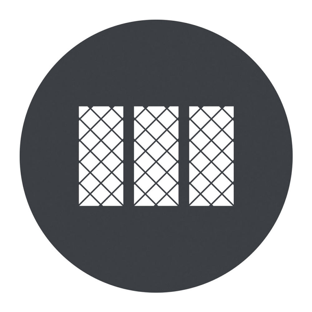 Godox GP-GS4 Gobo Set Spotlight Attachment Mount (6PCS) with Six Different Window Patterns,148mm Diameter for MG1200Bi LED Monolight for Photo, Video, Film