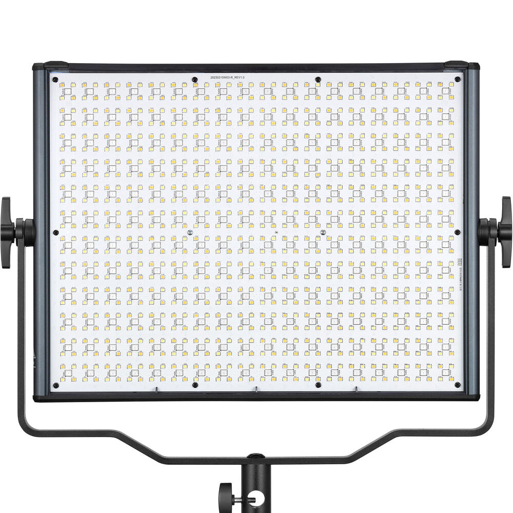 Godox LDX100R RGB 18 x 16" LED Panel Light with Swivel Bracket, 14 Built-In Lighting Effects, and Mobile App Control for Professional Studio Photography and Videography