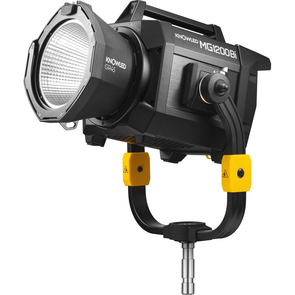 Godox MG1200Bi KNOWLED Bi-Color LED COB Light 1200W 2800-6500K CCT CRI 96 / TLCI 96 with G Mount Reflector and DMX, LumenRadio CRMX, Bluetooth APP, 2.4GHz Wireless and Onboard Controls for Film Production, Broadcast, and Studio Lighting