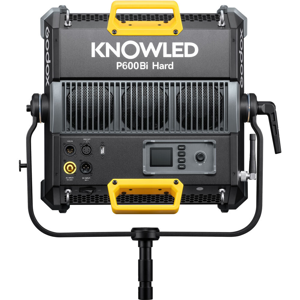 Godox KNOWLED P600Bi Bi-Color LED 600W Panel Light with 2800 - 6500 CCT, 2.4GHz Wireless & Bluetooth, 4 Dimming Curves, Onboard and Wired DMX 512 Control, Fan Cooled with 11 Light Effect Presets for Video and Film Production