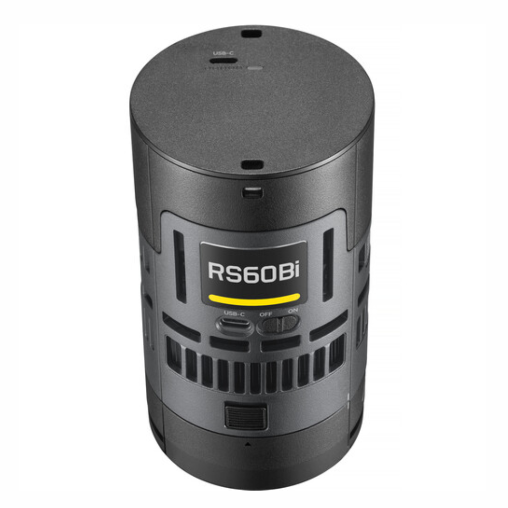 Godox RS60R | RS60BI Series RGB / Bi-Color LED Video Monolight Lithium-Ion Battery Powered, 1800-10000K CCT Range, 14 / 11 Special Lighting Effects, DMX, Bluetooth & App Control for Professional Photo and Video Studio Lighting Equipment