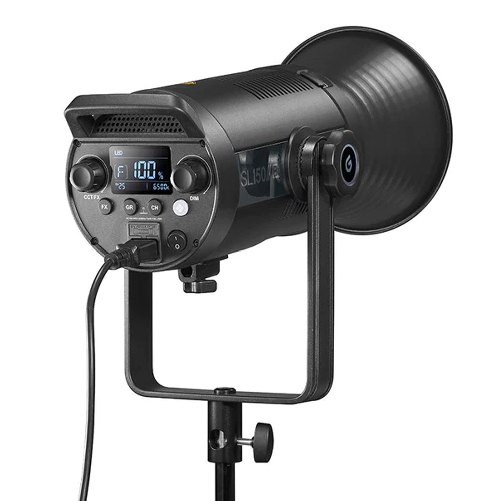 Godox SL150IIIBi SL200IIIBi SL300IIIBi Bi-Color 160W / 215W / 330W LED Monolight 2800 - 6500 CCT Color Temperature, Onboard and Optional Remote & App Control, 2.4GHz Wireless & Bluetooth, Silent Fan, U-Shaped Yoke and 9 Light Effect Presets fo
