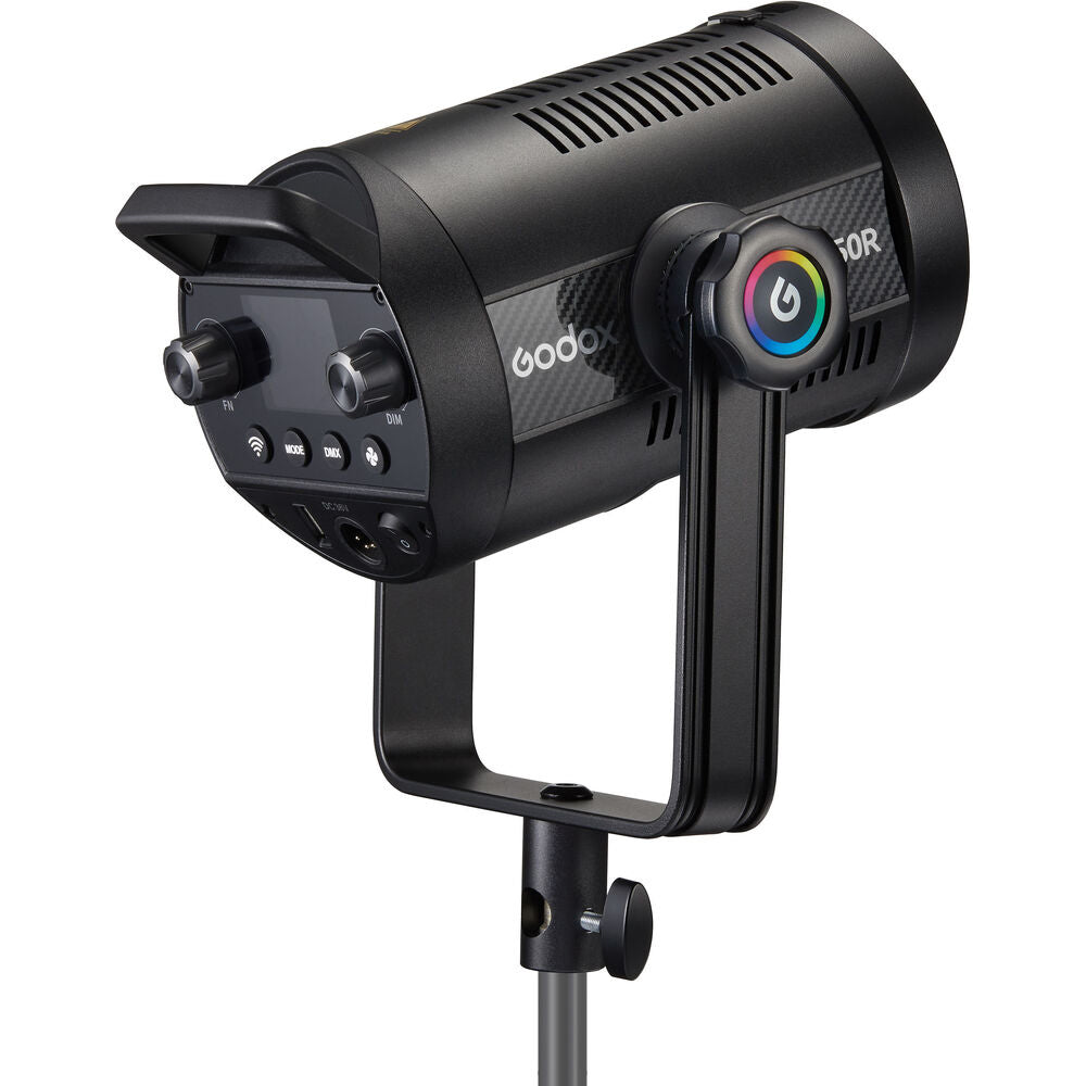 Godox SL150R RGB 165W LED Video Light and Reflector with Onboard & App Control, 2.4GHz Wireless & Bluetooth, Built-In Bowens S-Mount and 14 Light Effect Presets of Video and Film Production