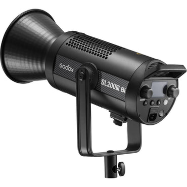 Godox SL150IIIBi SL200IIIBi SL300IIIBi Bi-Color 160W / 215W / 330W LED Monolight 2800 - 6500 CCT Color Temperature, Onboard and Optional Remote & App Control, 2.4GHz Wireless & Bluetooth, Silent Fan, U-Shaped Yoke and 9 Light Effect Presets fo