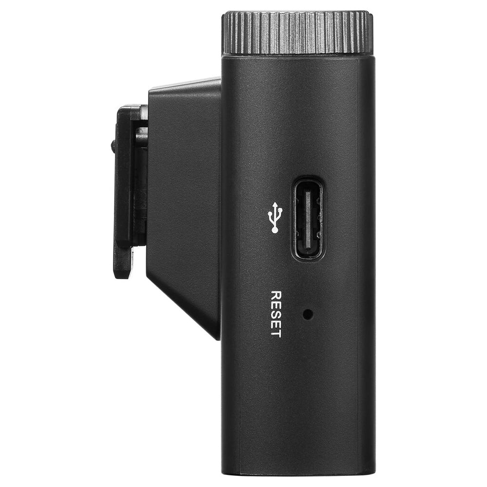 Godox Virso S M2 Double Omnidirectional Wireless Dual-Channel Lavalier Microphone System with Hot Shoe Mount, 3.5mm TRS AUX and USB-C Ports, and up to 200m Max Range and 17H Max Battery for Sony Cameras