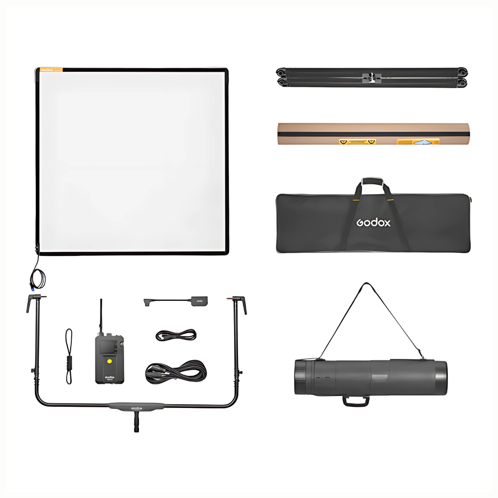 Godox AD21 / AD32 / AD33 K2 Adjustable Light Diffusion Panel with Motorized Control, Dual Dimming Modes, Bluetooth App, DMX/RDM & Built-in CRMX, Controller Powered via USB-C / V-Mount Battery for Photography, Video & Studio Lighting