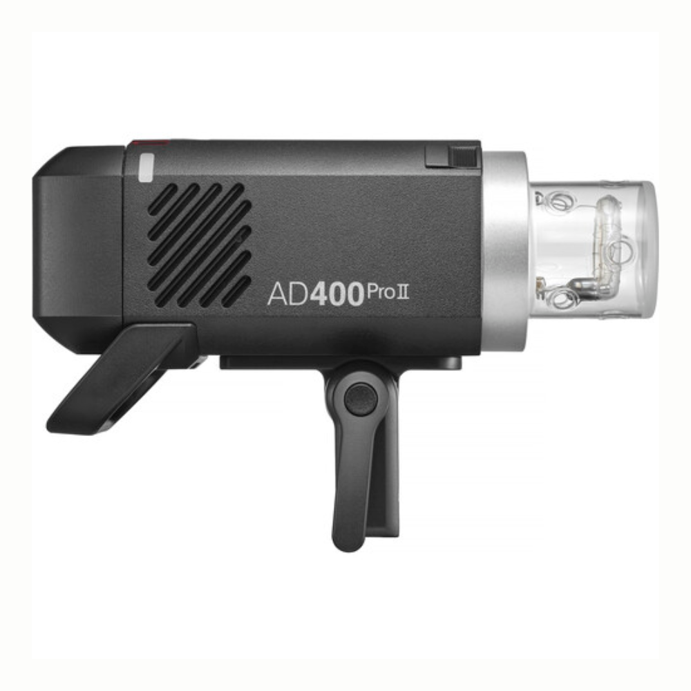 Godox AD400PRO II 400W TTL Outdoor Flash HSS 2.4Ghz Wireless X System 30W Bi-Color Modeling Lamp & Bowens Mount Adapter Compatible for Photography Lighting and Studio Equipment | AD400 PRO II