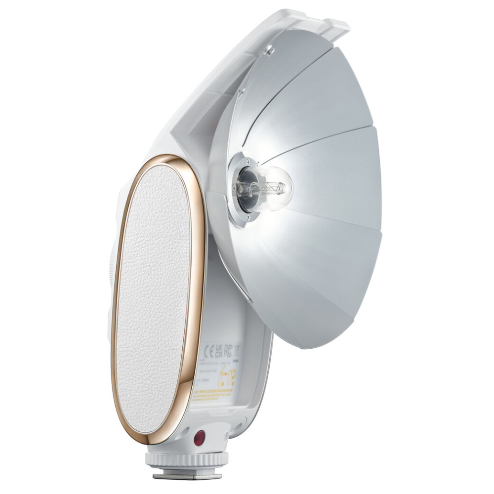 Godox Lux Senior Retro Camera Flash with Manual & Auto Modes, Collapsible Reflector, USB-C Port for Canon, Nikon, Fujifilm, Olympus, Sony Cameras - Available Colors