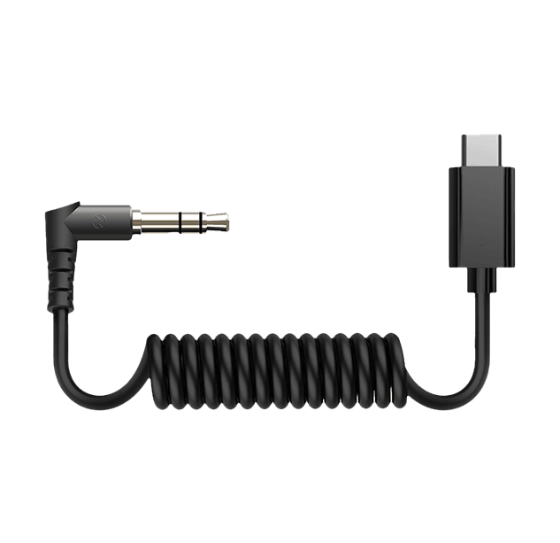 Hollyland 3.5mm TRS to USB Type-C Cable Audio Connector for Lark M1 / M2 / MAX / 150 Wireless Lavalier Microphone to Smartphone, iPhone 15 16 Pro Max and iPad