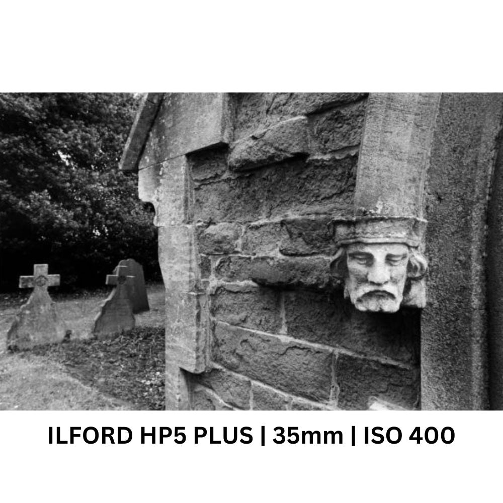 ILFORD HP5 Plus 135 35mm ISO 400 Black and White Negative Film with 36 Exposures and Wide Exposure Latitude, Medium Contrast for Film Photography