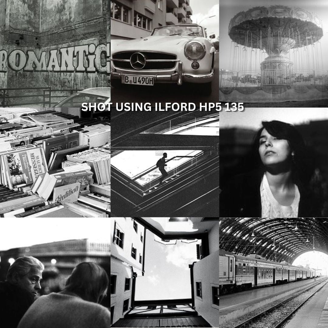 ILFORD HP5 Plus 135 35mm ISO 400 Black and White Negative Film with 36 Exposures and Wide Exposure Latitude, Medium Contrast for Film Photography