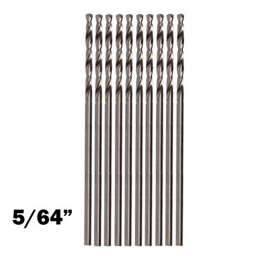 INGCO 5/64" Cobalt HSS Drill Bits (10pcs/Pack) Abrasive and Heat Resistant for Metal | DBT11005643