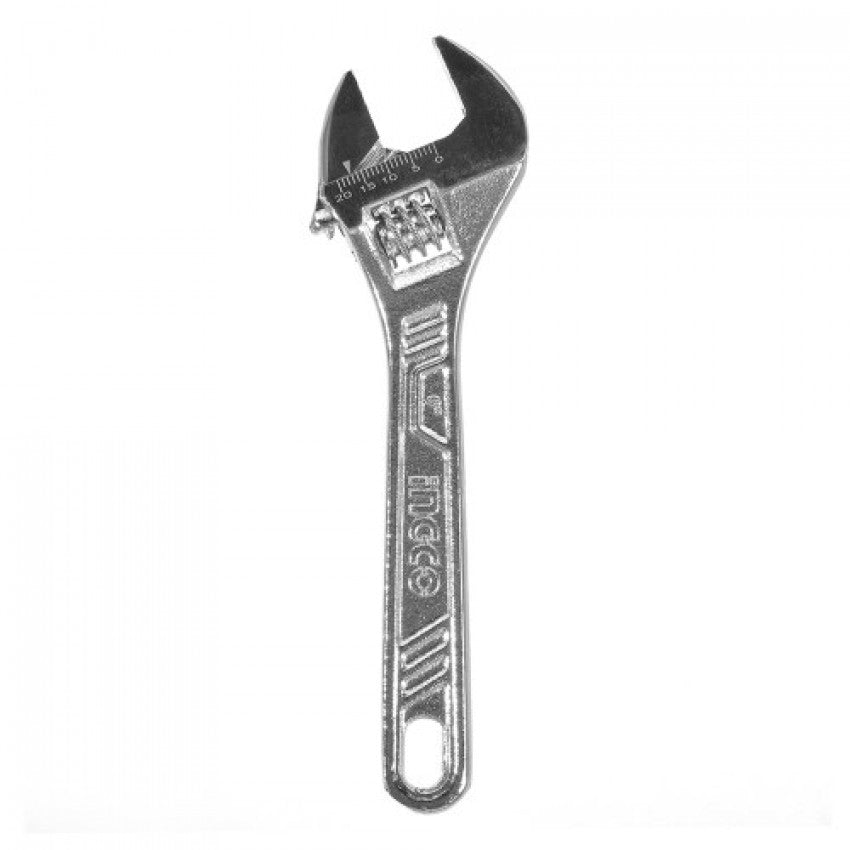 INGCO Adjustable Wrench and Multifunction Spanner (6") 150mm Gripping Fastener Nut & Bolts Enlarge Open Monkey Wrench | HADW131062