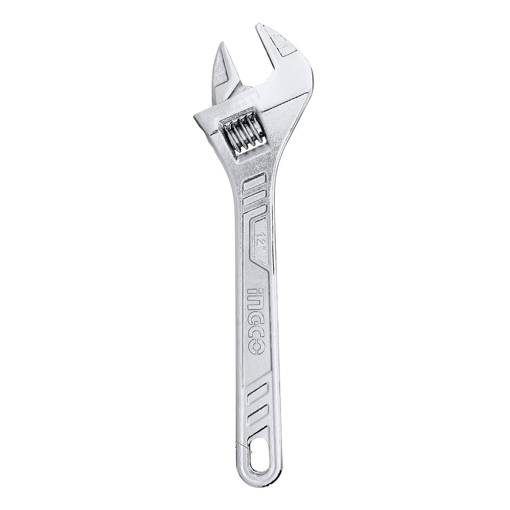 INGCO Adjustable Wrench and Multifunction Spanner (6") 150mm Gripping Fastener Nut & Bolts Enlarge Open Monkey Wrench | HADW131062