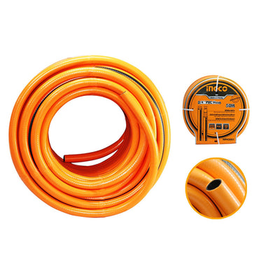 Ingco HPH5001 50M PVC Light Duty 3/4" Garden Hose Opaque with 300psi Burst Value for Gardening Equipment and Accessories
