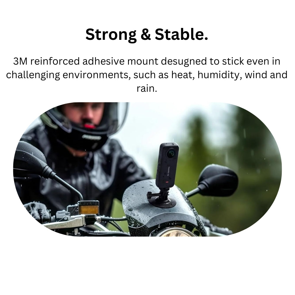 Insta360 Flexible Adhesive Mount for Action Camera (2-Pack) with 1/4" Mount Adapters CINSAAVW
