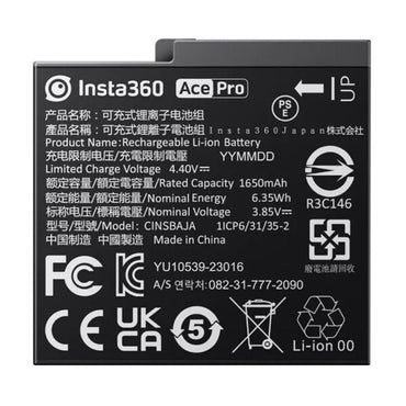 Insta360 Battery for Ace and Ace Pro Action Camera with Storage Case - CINSBAJA