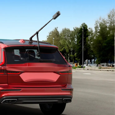 Insta360 Dual Suction Cup Car Mount Kit for Action Camera with Carbon Fiber Support Bar and Invisible Selfie Stick Rod Adapters CINSBAVC