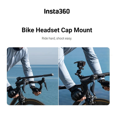 Insta360 Bike Headset Cap Bicycle Mount for Action Camera or Invisible Selfie Stick CINSBAVU