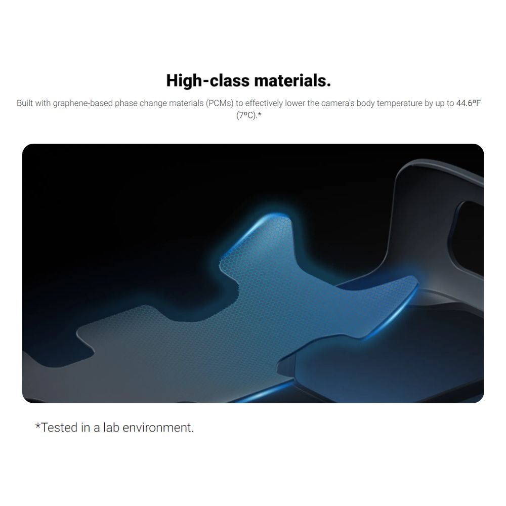 Insta360 X4 Thermo Grip Cover with Heat Absorbing Cooling Case for Action Camera CINSBBMS