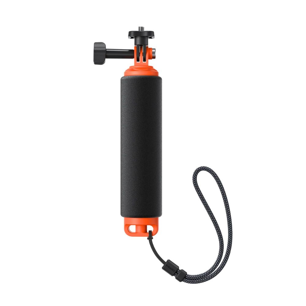 Insta360 Floating Hand Grip for Waterproof Action Camera with Non-Slip Handle, Wrist Strap, and 2-Prong to 1/4" Mount Adapter CINSCAVA