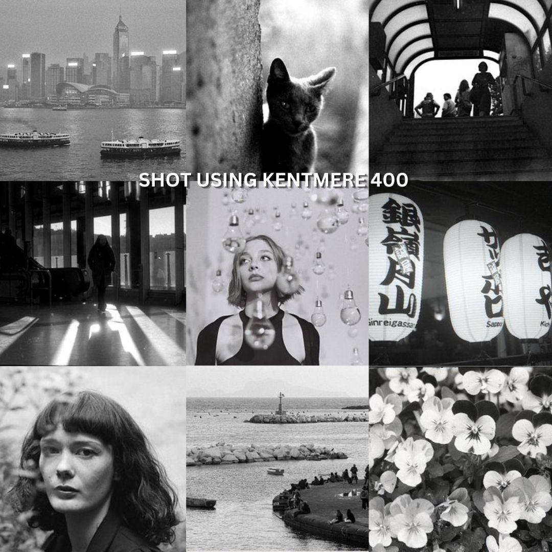 ILFORD Kentmere PAN 400 35mm ISO High Speed Black & White Fine Grain Negative Film with 36 Exposures for Film Camera Photography