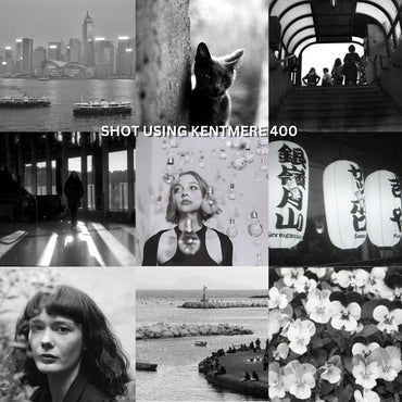 ILFORD Kentmere PAN 400 35mm ISO High Speed Black & White Fine Grain Negative Film with 36 Exposures for Film Camera Photography