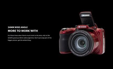 KODAK PIXPRO AZ425 20MP Megapixel 42x Optical Zoom Compact Digital Camera with 720p HD Video, Face Detection with Built Flash and Fixed LCD Display for Point and Shoot Photography