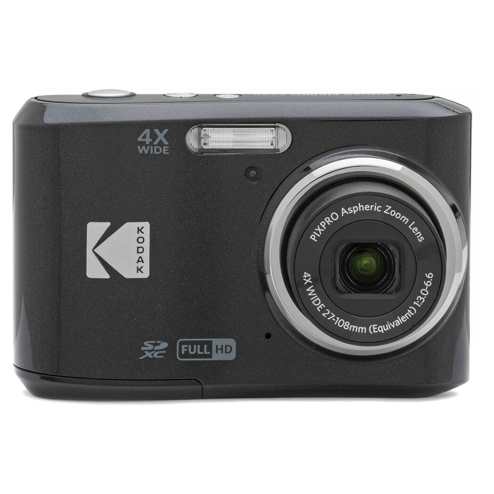 KODAK FZ45 Friendly Zoom PIXPRO Compact Digital Camera with 4x Optical Zoom, 16MP CMOS Sensor, Full HD Video, 27mm Wide Angle Lens, 2.7" LCD Display, Double A Battery Powered Kodak Digital Cameras