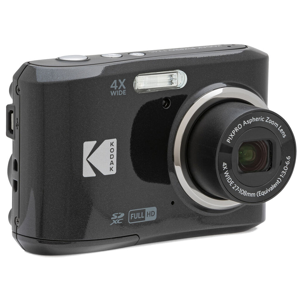 KODAK FZ45 Friendly Zoom PIXPRO Compact Digital Camera with 4x Optical Zoom, 16MP CMOS Sensor, Full HD Video, 27mm Wide Angle Lens, 2.7" LCD Display, Double A Battery Powered Kodak Digital Cameras