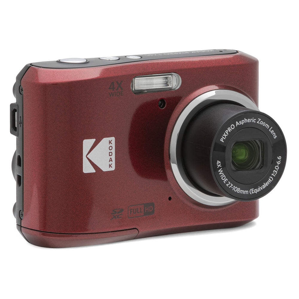 KODAK FZ45 Friendly Zoom PIXPRO Compact Digital Camera with 4x Optical Zoom, 16MP CMOS Sensor, Full HD Video, 27mm Wide Angle Lens, 2.7" LCD Display, Double A Battery Powered Kodak Digital Cameras