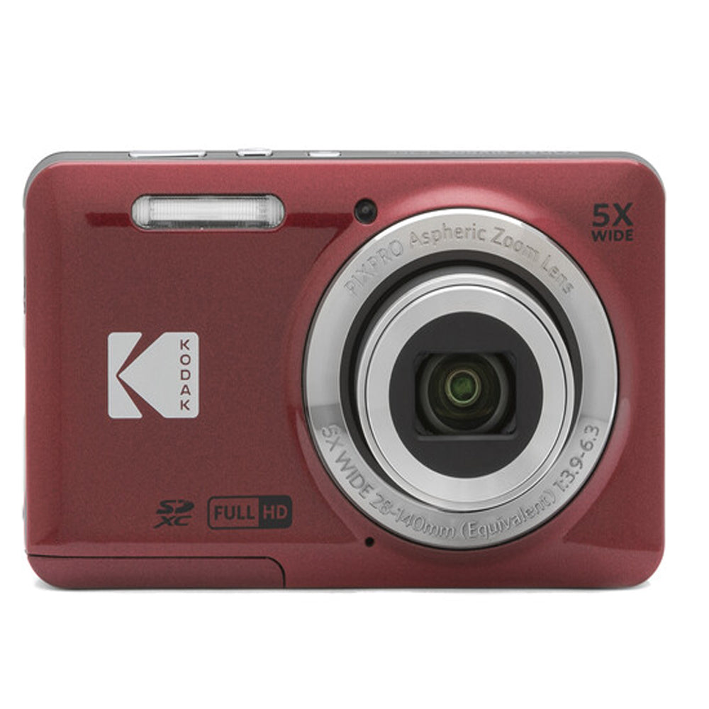 KODAK PIXPRO C1 & FZ55 Compact Digital Cameras with 13MP/16MP CMOS Sensors, Up to 5x Optical Zoom & 28mm Wide Angle Lens, Full HD Video, Rechargeable Li-Ion Battery