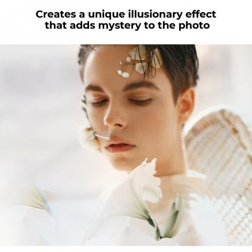 K&F Concept Nano-B Series Handheld Kaleidoscope K9 Special Effects Optical Glass Filter for Camera Lens with 3pcs Microfiber Cleaning Cloths for Photography - 79mm