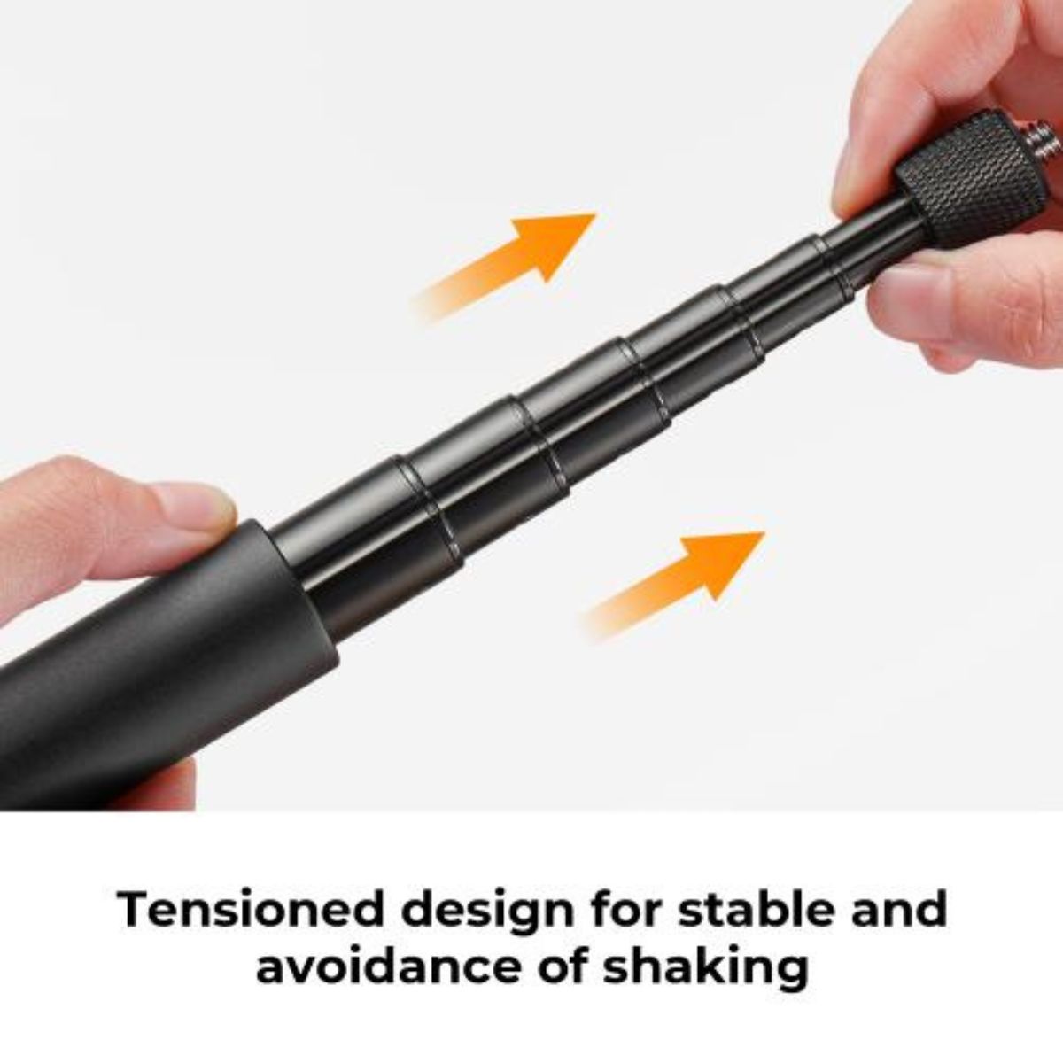 K&F Concept MS07 16m / 60 inch Adjustable Extension Pole Stick for Insta360 GoPro DJI Osmo Action Camera & Mobile Phone Holder