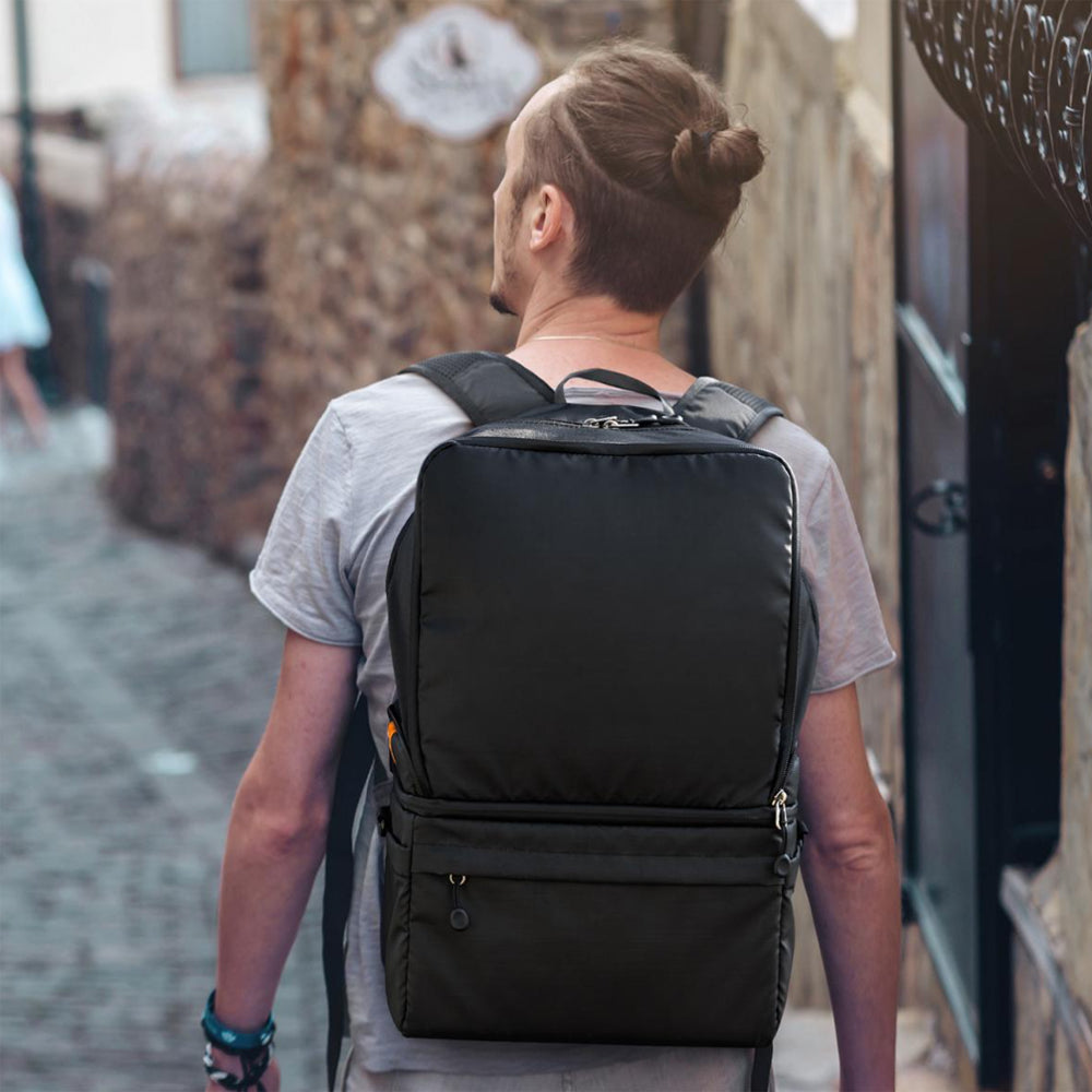 K&F Concept 7-22L Convertible Professional Photography Camera Backpack to Cross Body Messenger Bag with Large Storage for Tripod, Lens, Flash, Battery Charger, Video Light, DJI Drone, Digital Mirrorless & DSLR Cameras | KF13-129