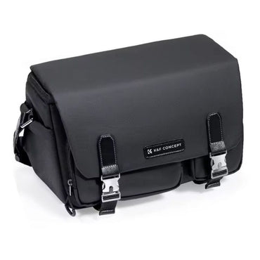 K&F Concept 10L Urban Wander Crossbody Shoulder Sling Camera Bag w/ Magnetic Quick Access, Waterproof Design, Adjustable Dividers, Front and Mesh Pockets for Mirrorless, Lenses, Drones, Action Cameras & Acessories - Travel and Photography